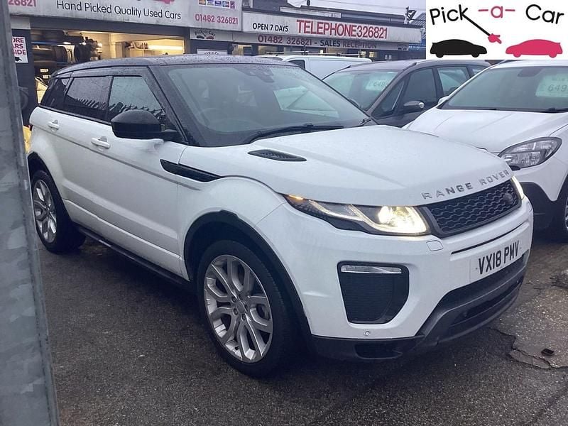 White Used 2018 Land Rover Range Rover evoque HSE Dynamic Estate | £10,950 (Super price) - Image 1/4