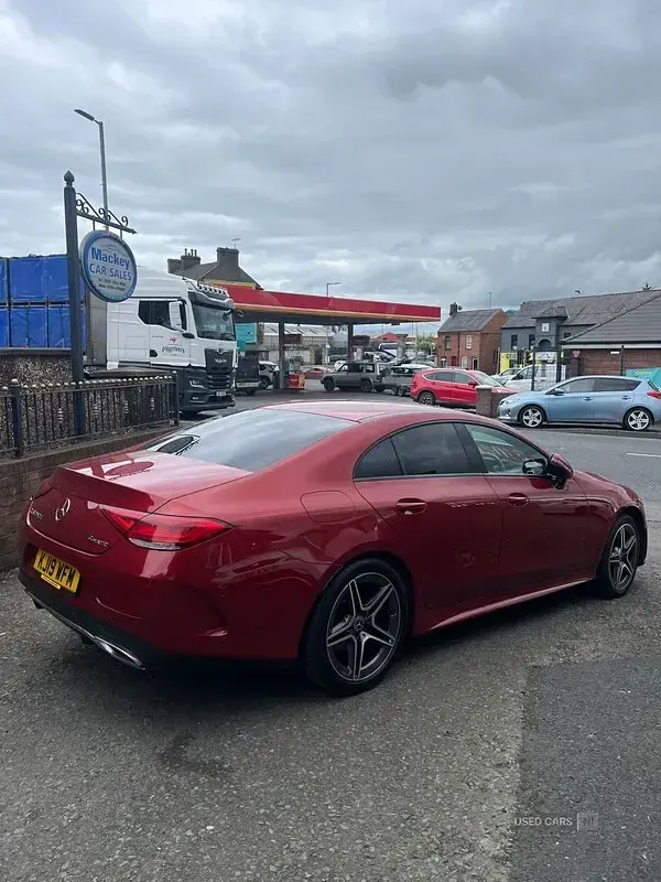 Used Mercedes CLS350 AMG line 281 HP (206 kW) 2019 Red Coupe