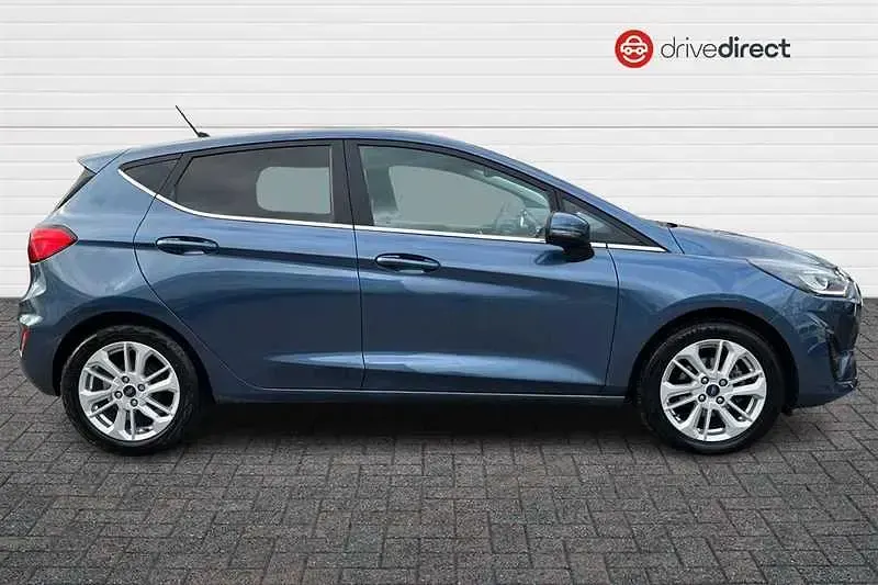 Used Ford Fiesta Titanium 2023 Blue Hatchback