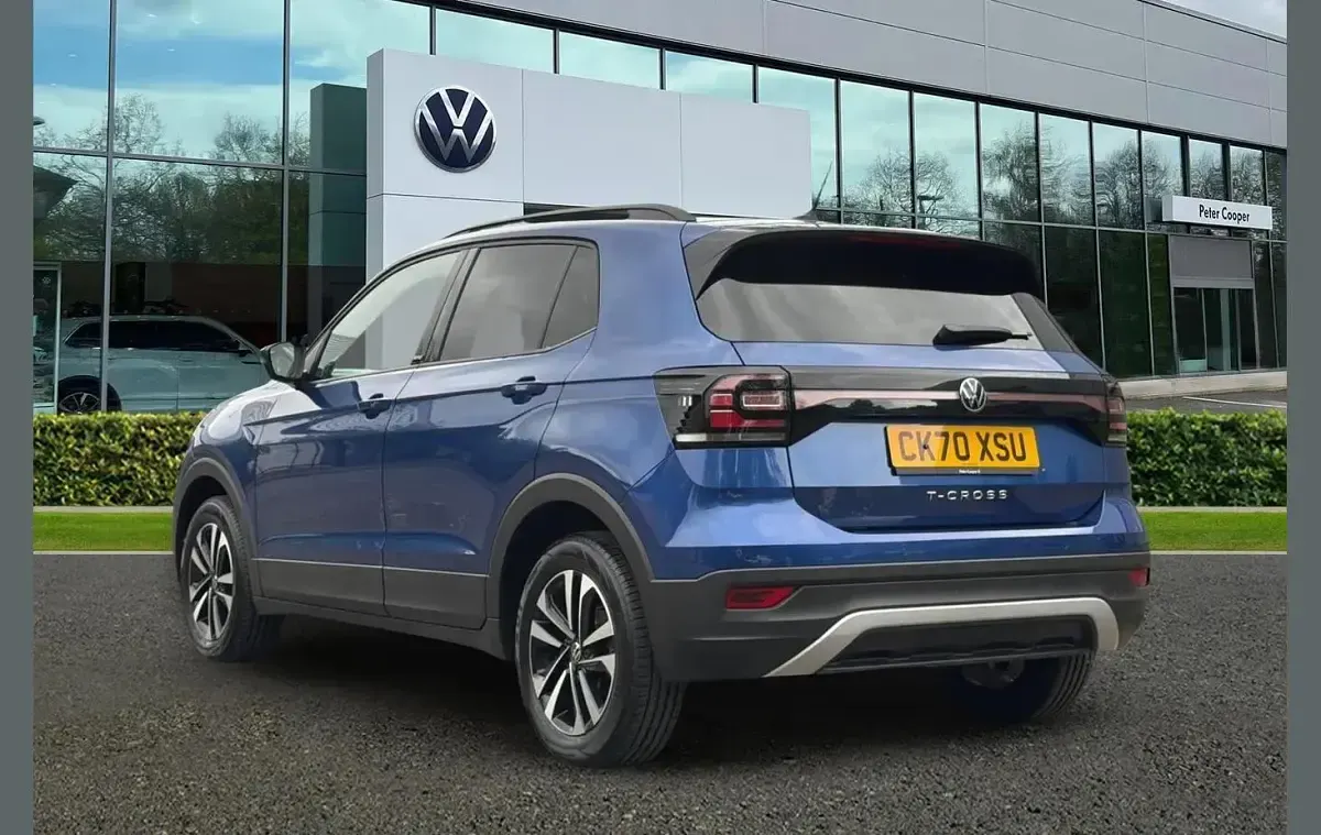 Used VW T-Cross United 115 HP (84 kW) 2020 Blue SUV