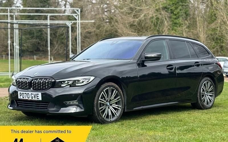 Used BMW 330 Sport Line 286 HP (210 kW) 2021 Black Estate