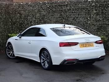 Used Audi A5 S-Line 163 HP (119 kW) 2021 White Coupe