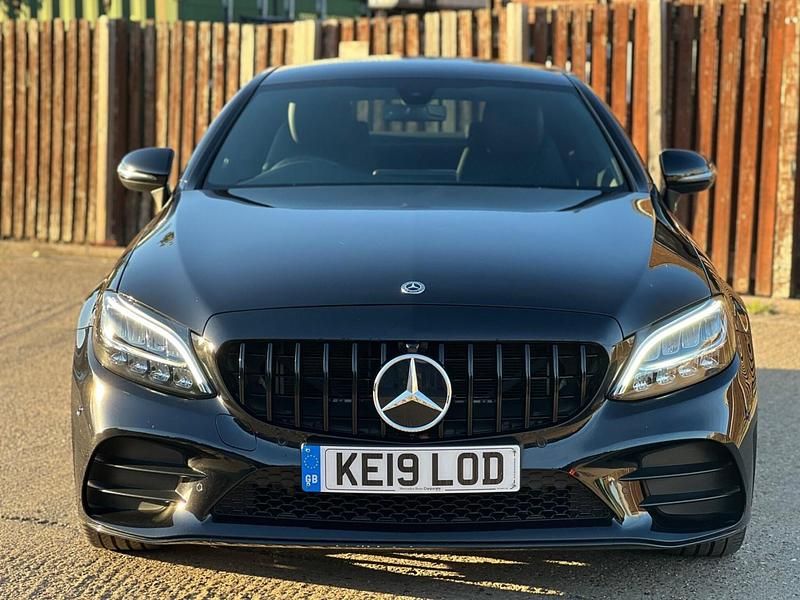 Used Mercedes C200 AMG line 184 HP (135 kW) 2019 Black Coupe