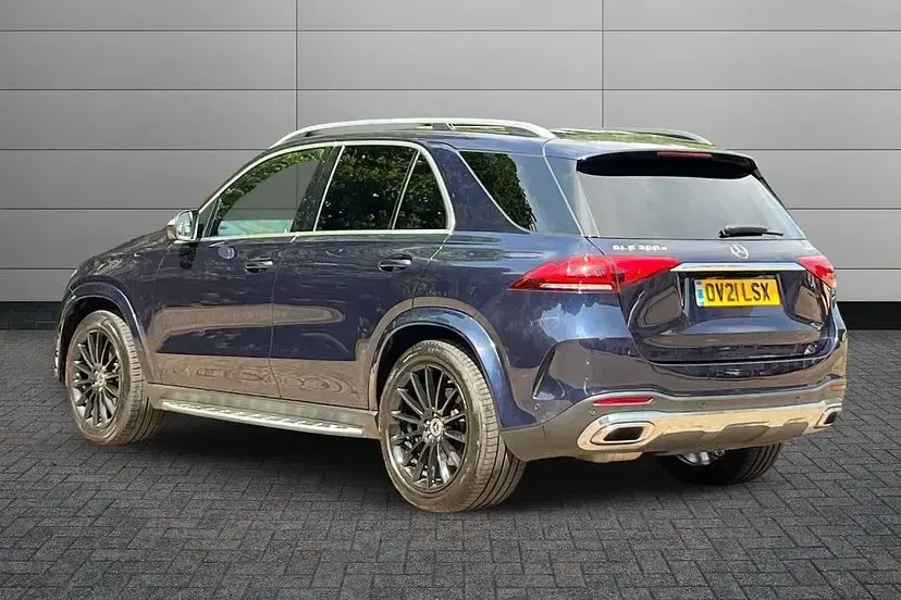 Used Mercedes GLE300 AMG Line Premium 242 HP (177 kW) 2021 Cavansite blue SUV