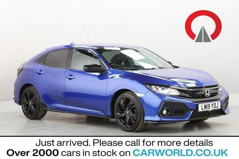 Used Honda Civic Sport 126 HP (92 kW) 2019 Blue Hatchback