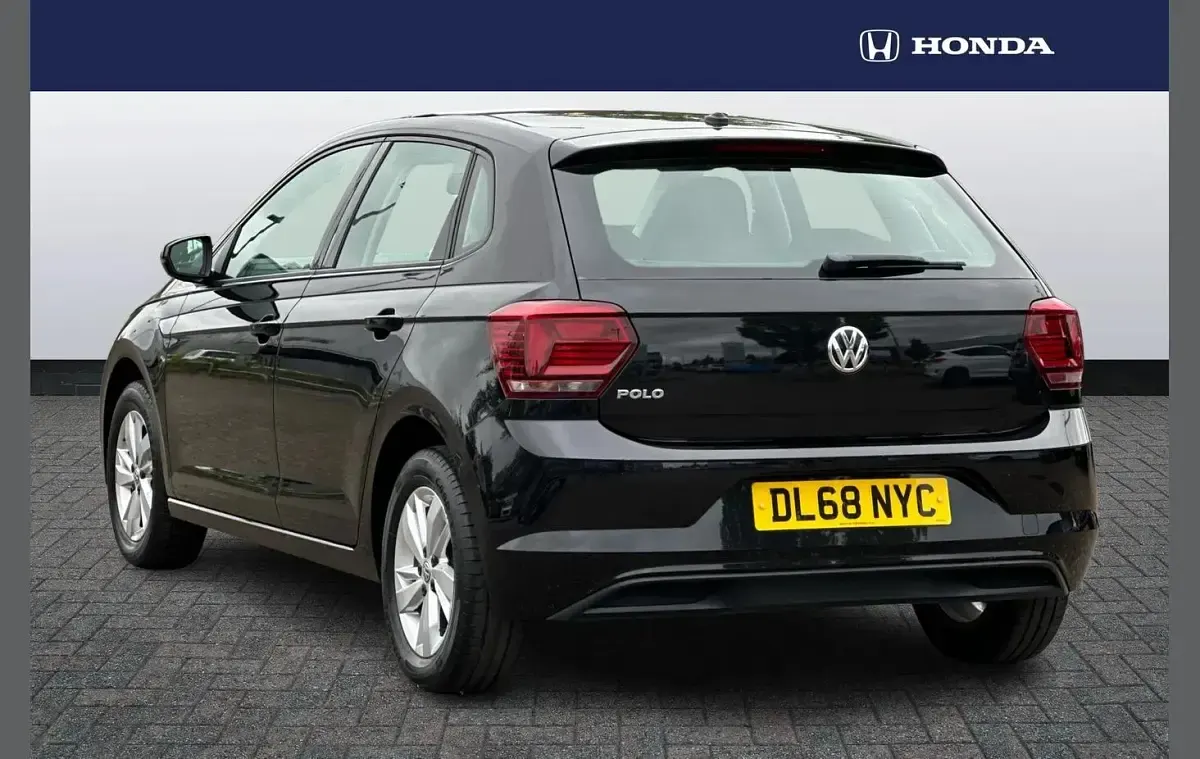 Used VW Polo SE 94 HP (69 kW) 2019 Black Hatchback