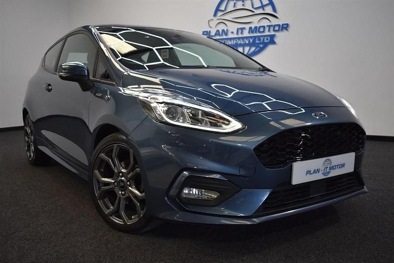 Used Ford Fiesta ST-Line 125 HP (91 kW) 2019 Blue Hatchback