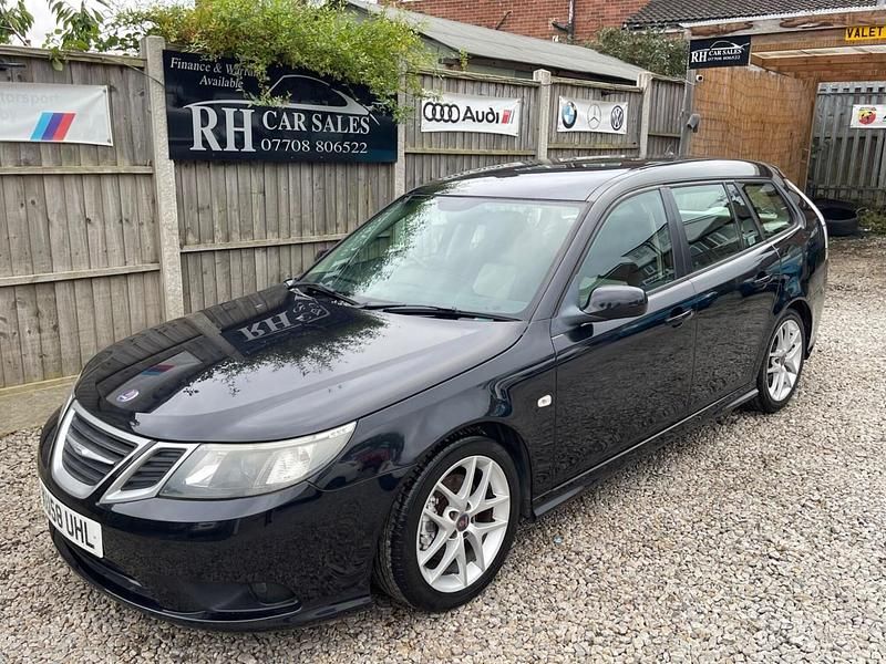Black Used 2008 Saab 9-3 Vector Estate | £5,000 (Fair price) - Image 1/4