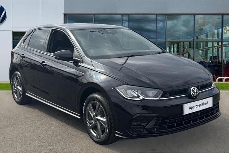 Black Used 2025 VW Polo R-line Hatchback | £22,560 (Fair price) - Image 1/4