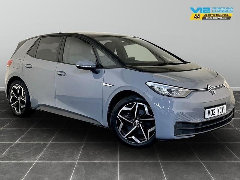 Grey Used 2021 VW ID.3 Pro Performance Hatchback | £13,295 (Good price) - Image 1/2
