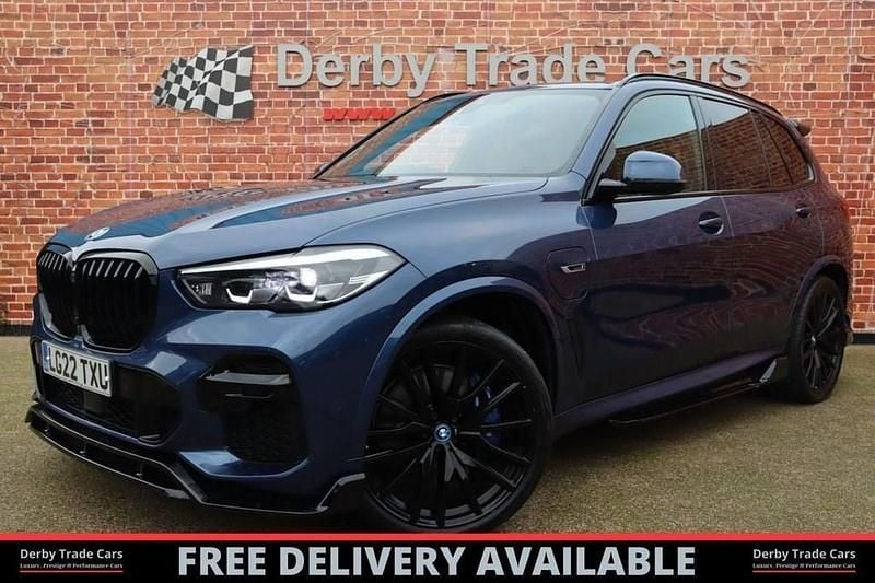 Blue Used 2022 BMW X5 M Sport SUV | £36,990 (Good price) - Image 1/4