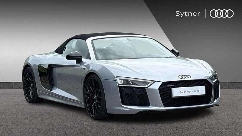 Silver Used 2017 Audi R8 Spyder Advanced Cabriolet | £69,750 (Super price) - Image 1/4