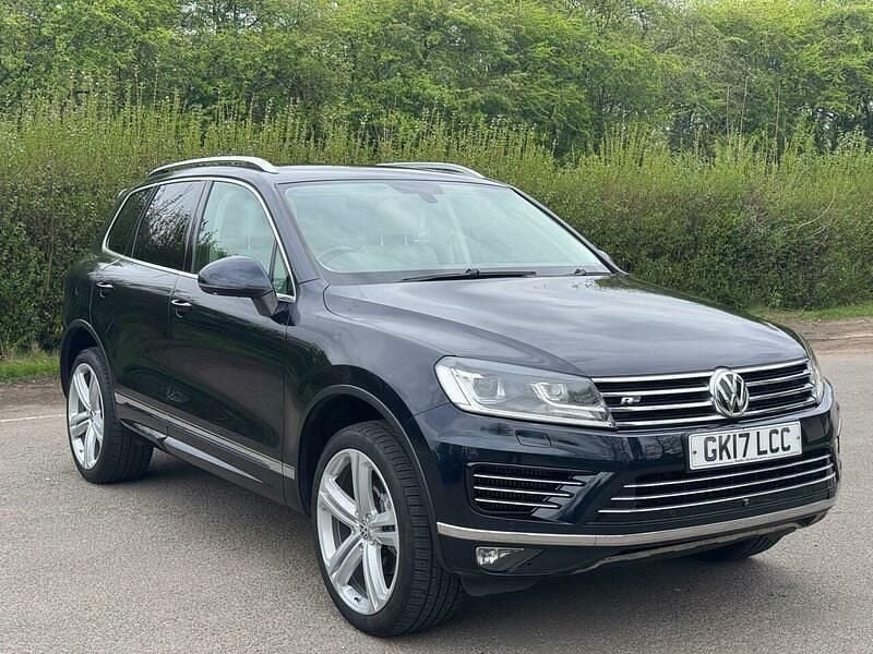 Used VW Touareg R-line Plus 262 HP (192 kW) 2017 Blue SUV