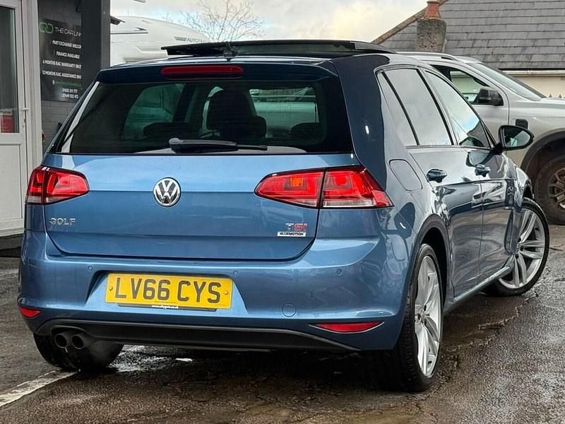 Used VW Golf VII GT 150 HP (110 kW) 2016 Blue Hatchback