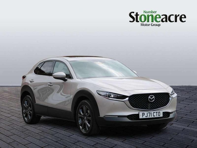Silver Used 2022 Mazda CX-30 Inclusive SUV | £17,590 (A bit pricey) - Image 1/4