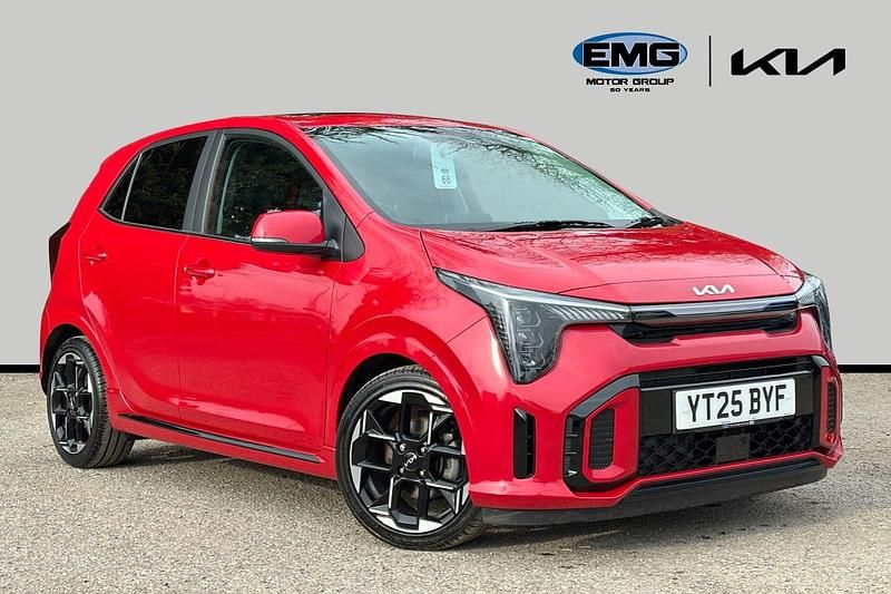New Kia Picanto GT-Line S 77 HP (56 kW) 2025 Red Hatchback
