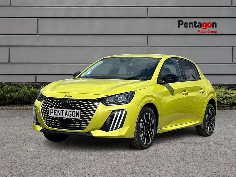 New Peugeot 208 Allure 99 HP (72 kW) 2025 Yellow Hatchback