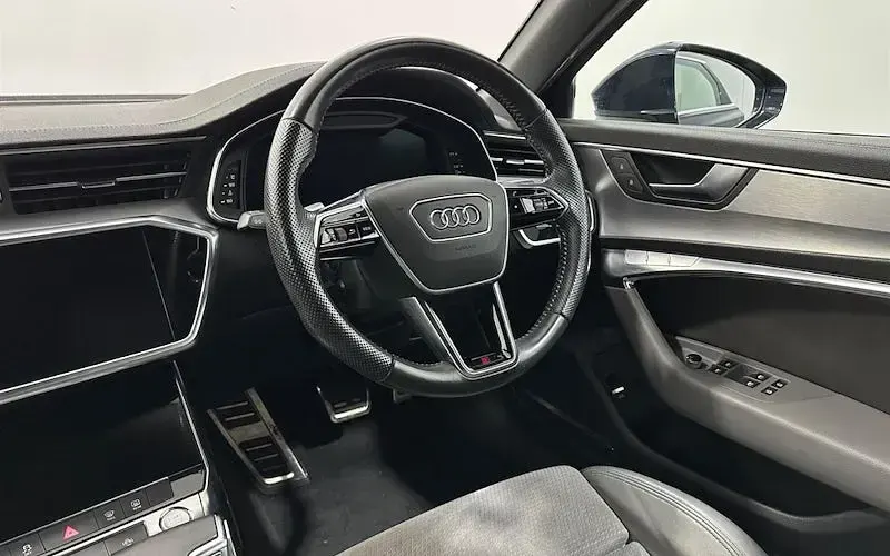 Used Audi A6 S-Line 204 HP (150 kW) 2019 Blue Sedan