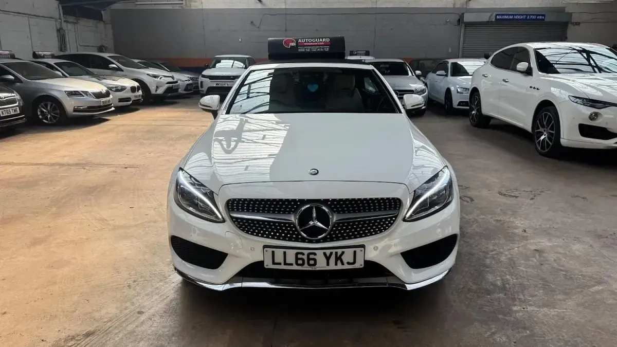 Used Mercedes C220 AMG Line Premium Plus 2016 White Cabriolet