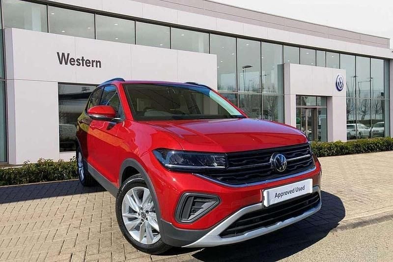 Red Used 2025 VW T-Cross Match SUV | £22,891 (Fair price) - Image 1/4