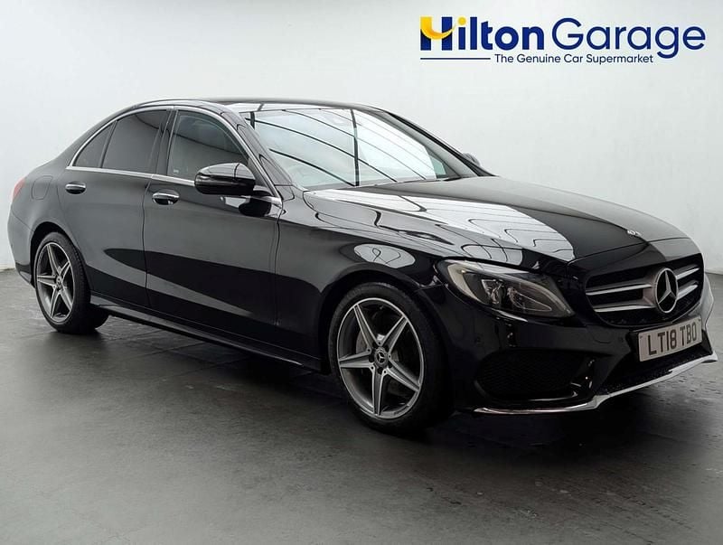 Used Mercedes C250 AMG Line Premium Plus 2018 Black Sedan