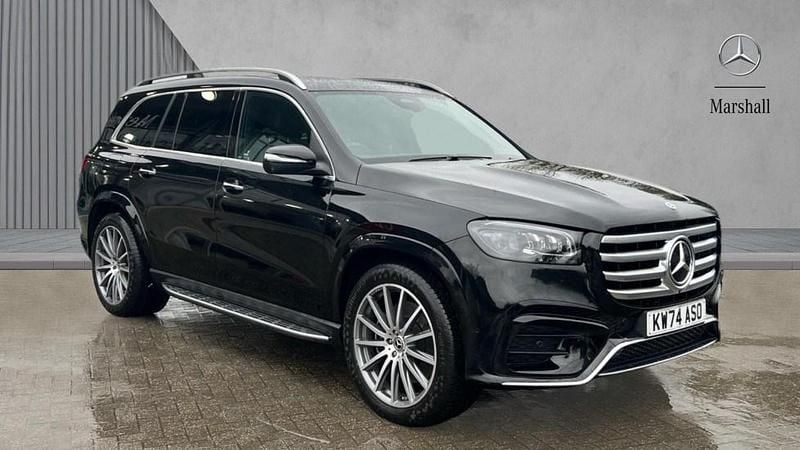 Obsidian black metallic Used 2024 Mercedes GLS450 AMG Line Premium Plus SUV | £79,980 (Fair price) - Image 1/4