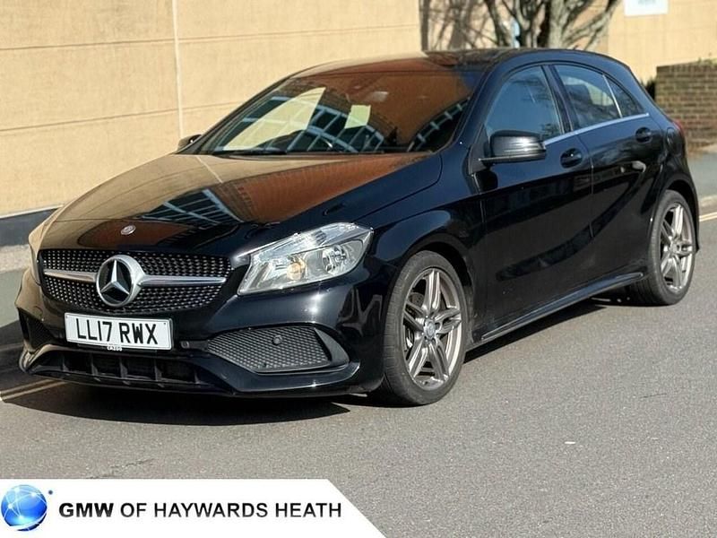 Used Mercedes A200 AMG line 136 HP (100 kW) 2017 Black Hatchback
