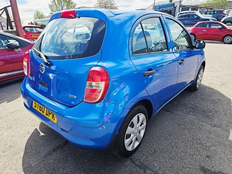 Begagnad Nissan Micra Visia 2011 Blå Halvkombi