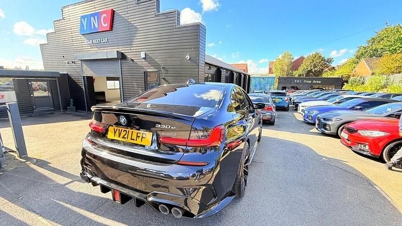 Black Used 2021 BMW 330e M Sport Sedan | £22,491 (A bit pricey) - Image 1/4