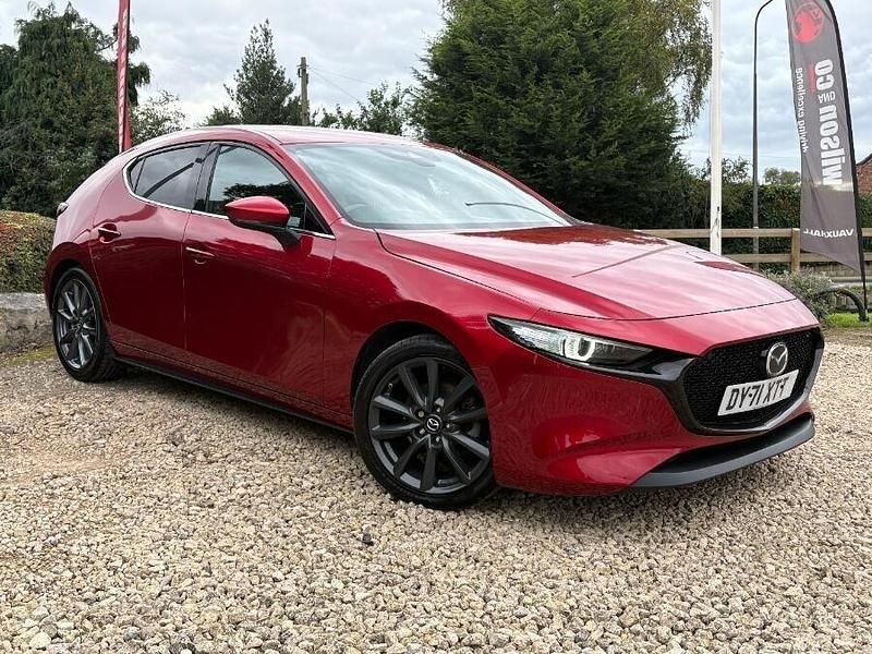 Red Used 2021 Mazda 3 Inclusive Hatchback | £14,701 (Fair price) - Image 1/4