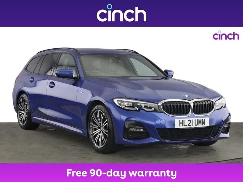 Blue Used 2021 BMW 320 M Sport Estate | £22,749 (Fair price) - Image 1/3