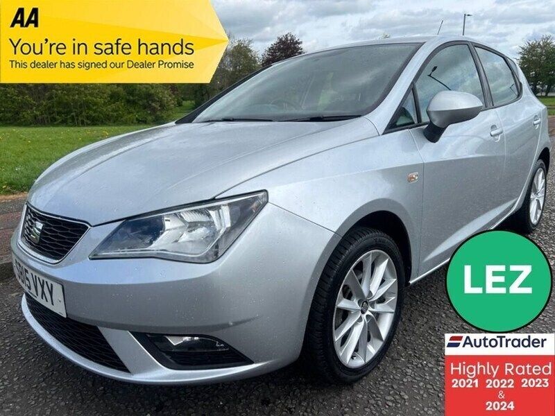 Silver Used 2015 Seat Ibiza Hatchback | £5,995 (Fair price) - Image 1/3