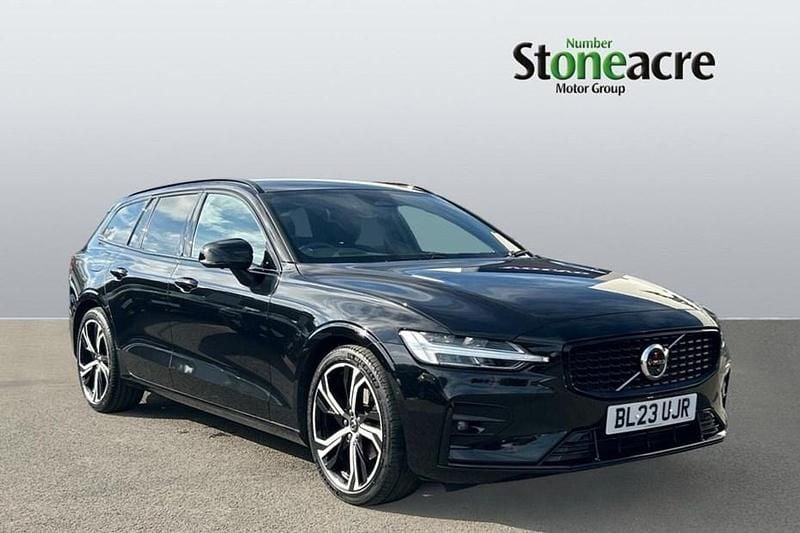 Black Used 2023 Volvo V60 Plus Estate | £25,332 (Fair price) - Image 1/1