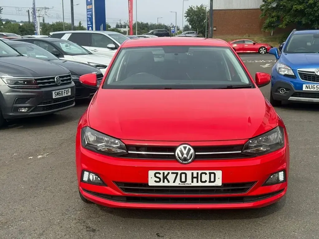 Used VW Polo Match 95 HP (69 kW) 2020 Red Hatchback