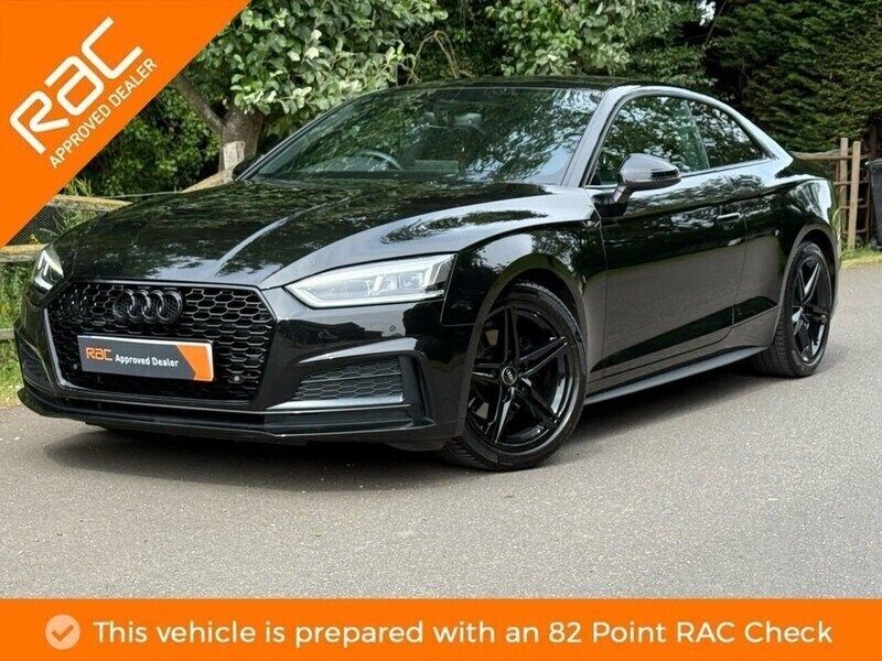 Black Used 2018 Audi A5 S-Line Coupe | £15,990 (Fair price) - Image 1/3