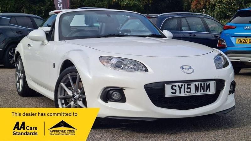 White Used 2015 Mazda MX5 Inclusive Cabriolet | £9,995 (Good price) - Image 1/4