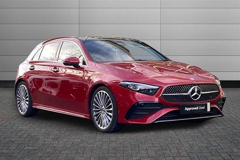 Patagonia red Used 2024 Mercedes A180 AMG Line Premium Plus Hatchback | £26,295 (Expensive) - Image 1/4