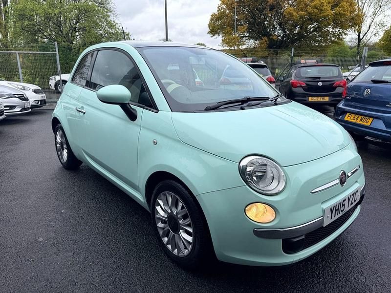 Used Fiat 500 Lounge 69 HP (50 kW) 2015 Green Hatchback