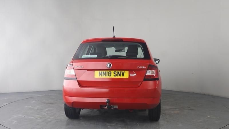 Used Skoda Fabia SE 110 HP (80 kW) 2018 Red Hatchback