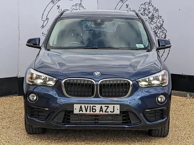 Used BMW X1 Sport Line 150 HP (110 kW) 2016 Blue SUV