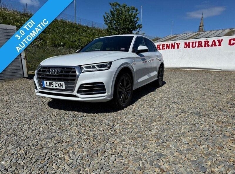 White Used 2019 Audi Q5 S-Line SUV | £23,750 (Good price) - Image 1/4