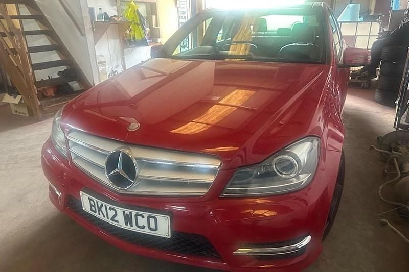Red Used 2012 Mercedes C250 Sedan | £4,500 (Good price) - Image 1/1