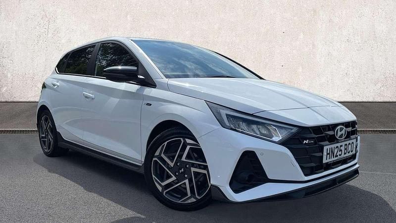 White Used 2025 Hyundai i20 N Line Hatchback | £21,590 (Expensive) - Image 1/4