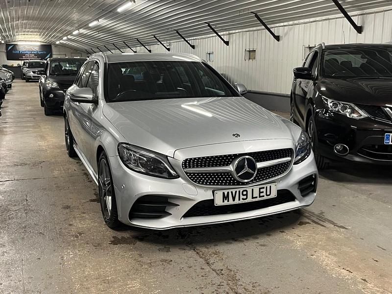 Silver Used 2019 Mercedes C200 AMG Line Premium Estate | £12,288 (Good price) - Image 1/4
