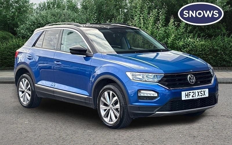 Used VW T-Roc Design 150 HP (110 kW) 2021 Blue SUV