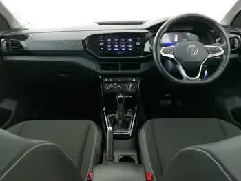 Used VW T-Cross Black Edition 110 HP (80 kW) 2023 White SUV