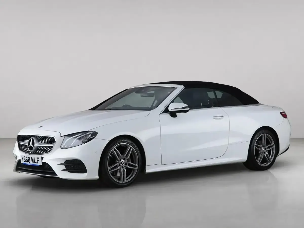 Used Mercedes E220 AMG Line Premium 2018 White Cabriolet