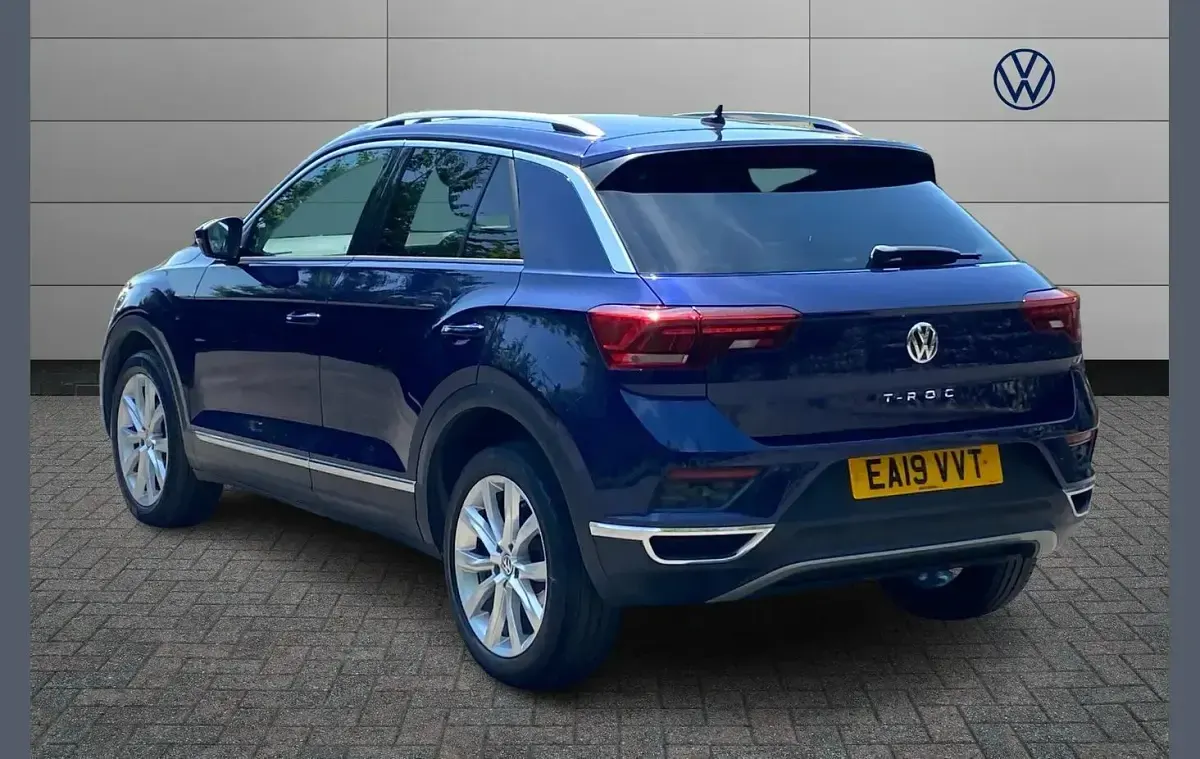 Used VW T-Roc SEL 147 HP (108 kW) 2019 Blue SUV