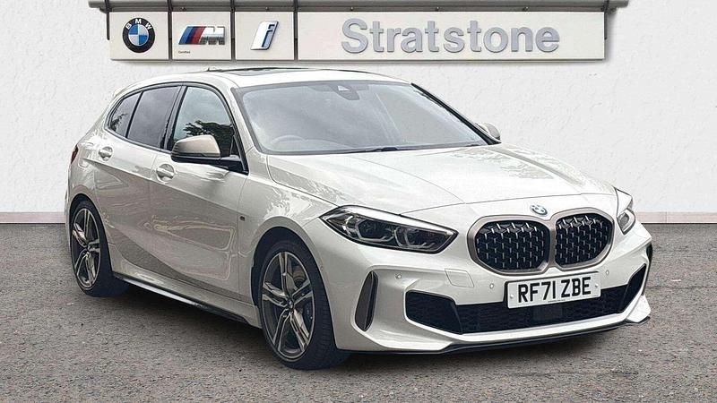 White Used 2022 BMW M135 Shadowline Hatchback | £26,495 (Super price) - Image 1/3