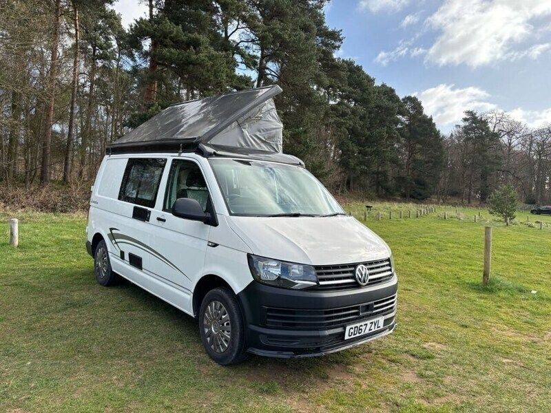 White Used 2018 VW T6 Startline Van | £30,000 - Image 1/4